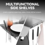 Char-Broil® Performance Series™ TRU-Infrared Cooking Technology 3-Burner with Side Burner Cart Propane Gas Stainless Steel Grill - Image 9