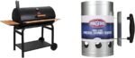 Char-Griller Outlaw Charcoal Grill + Smoker Side Fire Box | 950 Square Inch Grilling Area  Patio, Lawn & Garden - Image 22