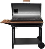 Char-Griller Outlaw Charcoal Grill + Smoker Side Fire Box | 950 Square Inch Grilling Area  Patio, Lawn & Garden - Image 4