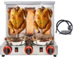 Li Zhen Shawarma Machine Vertical Rotisserie Gyro Machine Commercial Turkish Kebab and Grilled Chicken Machine with 3 Burner,Silver  Industrial & Scientific - Image 17