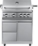 KoolMore KM-OKS-BQ30 30 in. Built-in Liquid Propane BBQ Grill for Outdoor Kitchen in Stainless-Steel  Patio, Lawn & Garden - Image 23