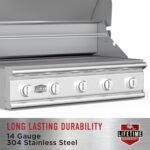 Bull Outdoor Products BBQ 47628 Angus 75,000 BTU Grill Head, LP, 304 Stainless Steel, 4 Burners, 810 sq. Inches, Twin Lights, Rotisserie Kit - Image 18