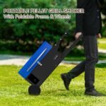 Onlyfire BBQ Wood Pellet Grill Smoker with Foldable Cart, Meat Probe, 2 Tiers Cooking Area, Portable Tabletop Grilling Stove for Outdoor Kitchen Cooking Smoke and Roast, RV Camping, Blue GS342  Patio, Lawn & Garden - Image 16