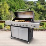 Kenmore 6-Burner Propane Gas BBQ Grill with Side Burner, 73,000 BTUs, Stainless Steel Cabinet Grill with Cast Iron Grates for Outdoor Cooking, Backyard BBQ, Patio, Large Parties  Patio, Lawn & Garden - Image 12
